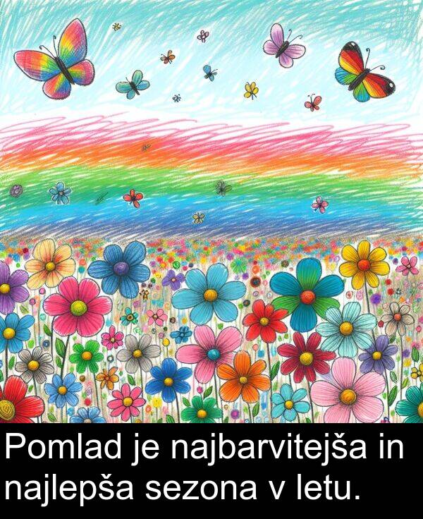 najlepša: Pomlad je najbarvitejša in najlepša sezona v letu.