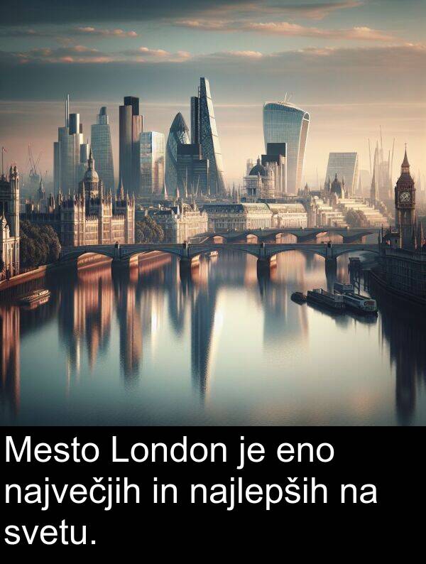najlepših: Mesto London je eno največjih in najlepših na svetu.