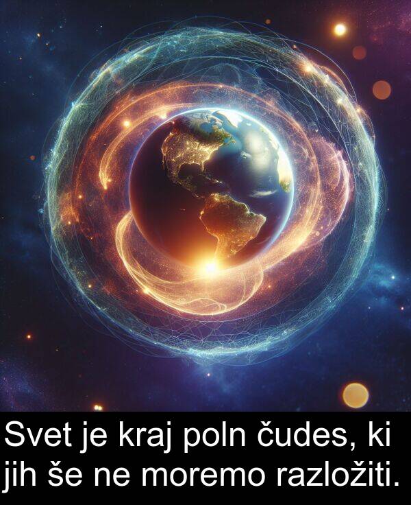 poln: Svet je kraj poln čudes, ki jih še ne moremo razložiti.