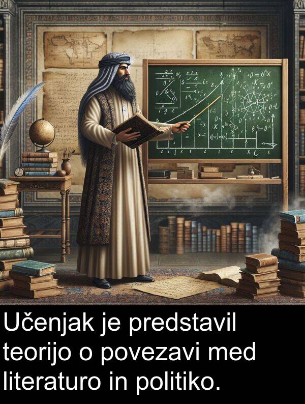 politiko: Učenjak je predstavil teorijo o povezavi med literaturo in politiko.