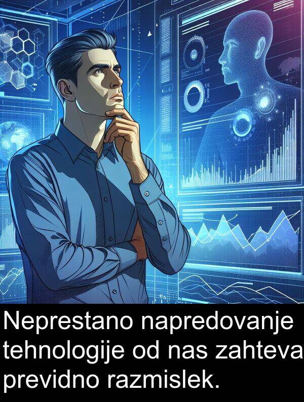 nas: Neprestano napredovanje tehnologije od nas zahteva previdno razmislek.