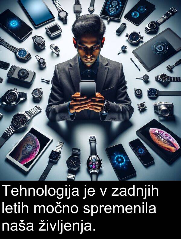 življenja: Tehnologija je v zadnjih letih močno spremenila naša življenja.