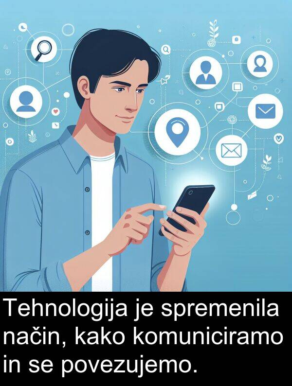 kako: Tehnologija je spremenila način, kako komuniciramo in se povezujemo.
