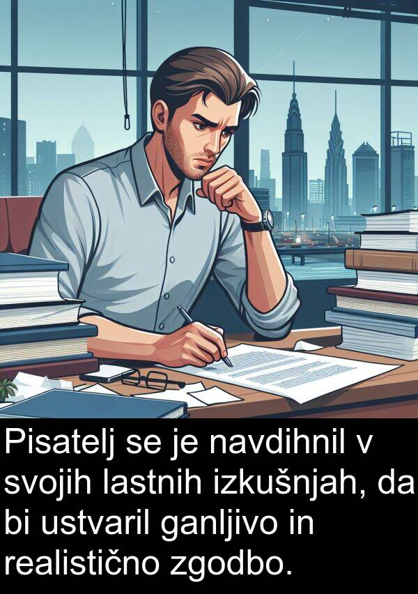 lastnih: Pisatelj se je navdihnil v svojih lastnih izkušnjah, da bi ustvaril ganljivo in realistično zgodbo.