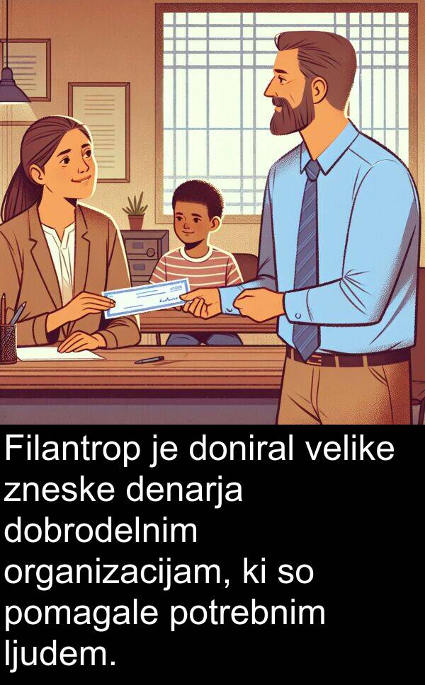 pomagale: Filantrop je doniral velike zneske denarja dobrodelnim organizacijam, ki so pomagale potrebnim ljudem.