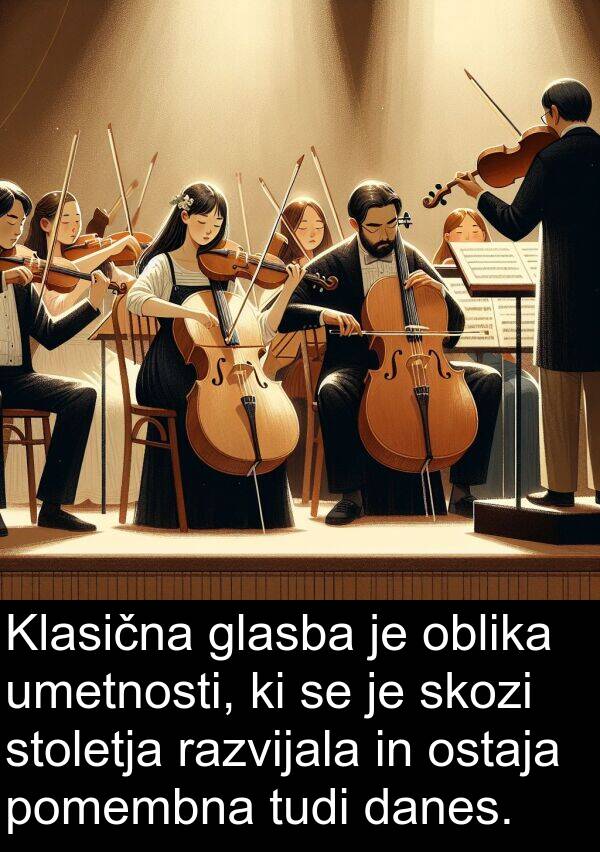 glasba: Klasična glasba je oblika umetnosti, ki se je skozi stoletja razvijala in ostaja pomembna tudi danes.
