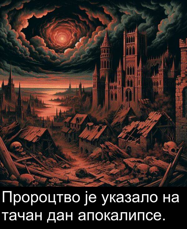 дан: Пророцтво је указало на тачан дан апокалипсе.