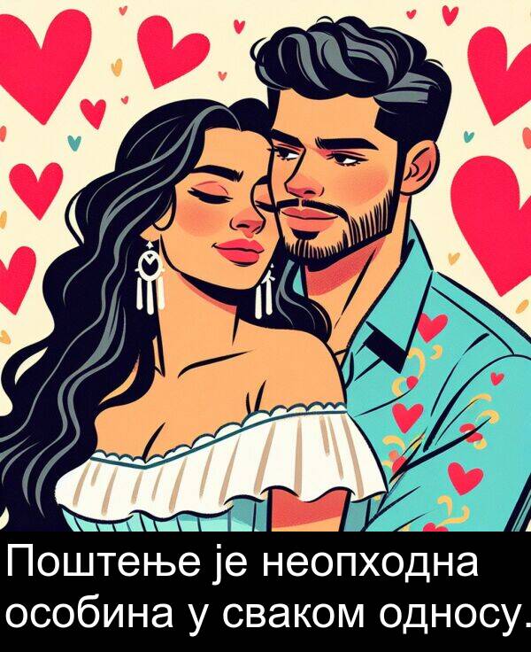 особина: Поштење је неопходна особина у сваком односу.