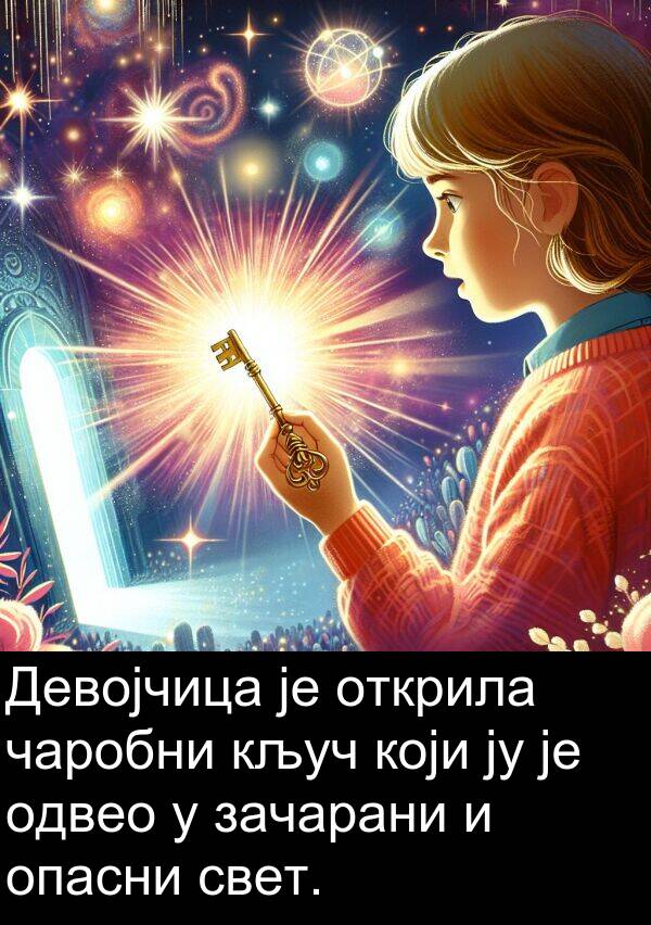 зачарани: Девојчица је открила чаробни кључ који ју је одвео у зачарани и опасни свет.