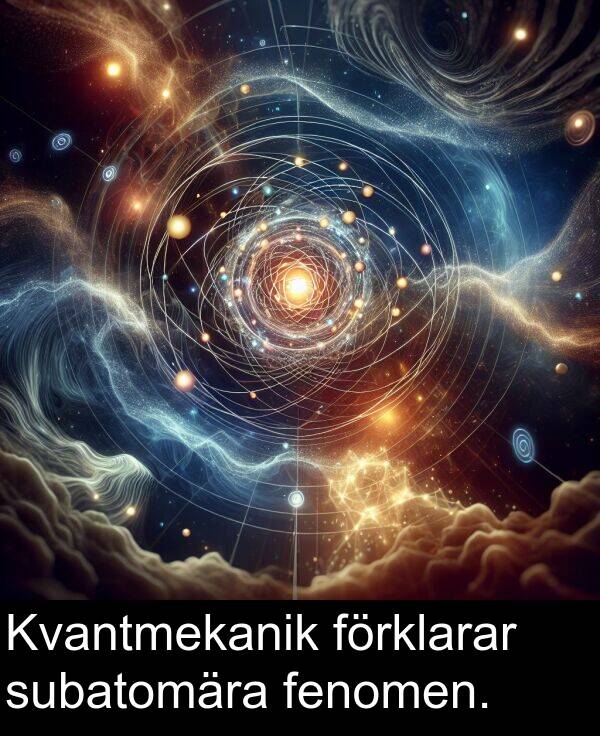förklarar: Kvantmekanik förklarar subatomära fenomen.
