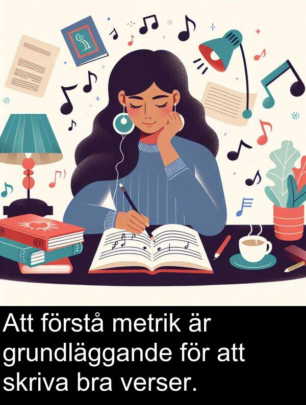 verser: Att förstå metrik är grundläggande för att skriva bra verser.