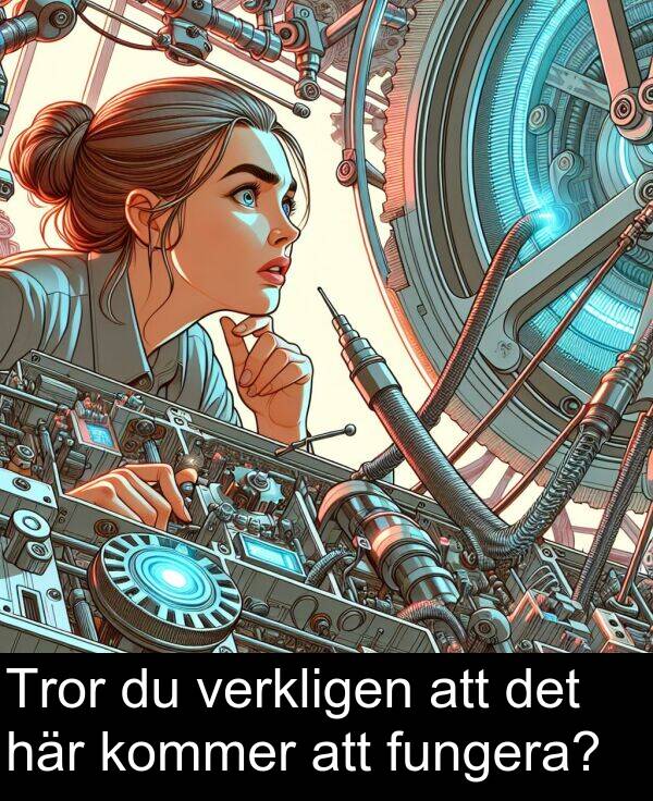 verkligen: Tror du verkligen att det här kommer att fungera?