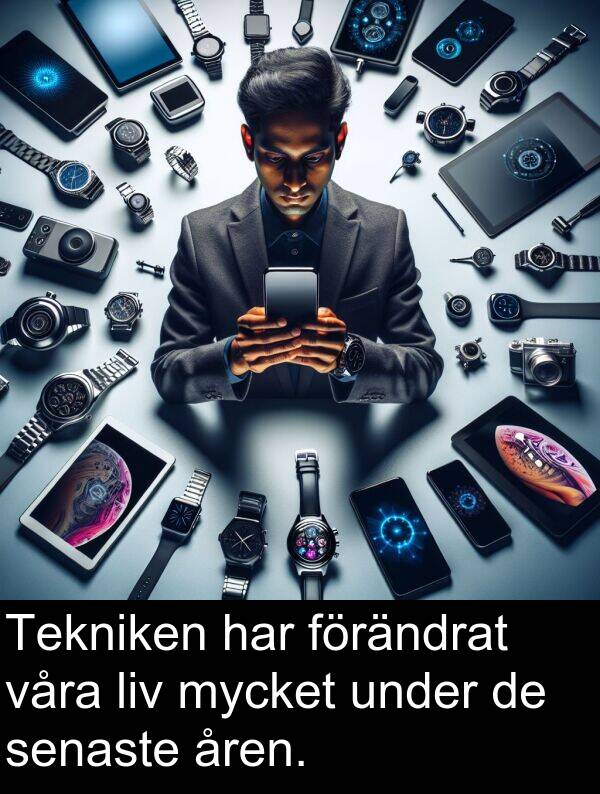 åren: Tekniken har förändrat våra liv mycket under de senaste åren.