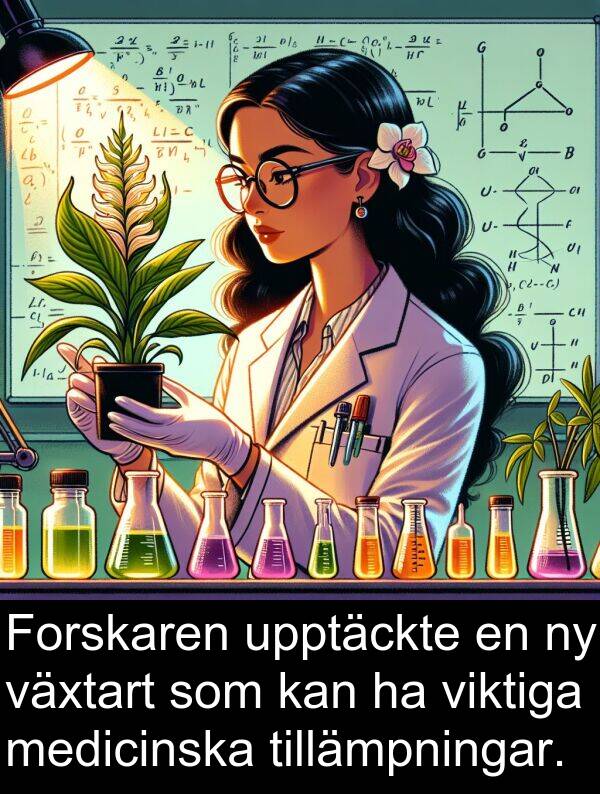 viktiga: Forskaren upptäckte en ny växtart som kan ha viktiga medicinska tillämpningar.