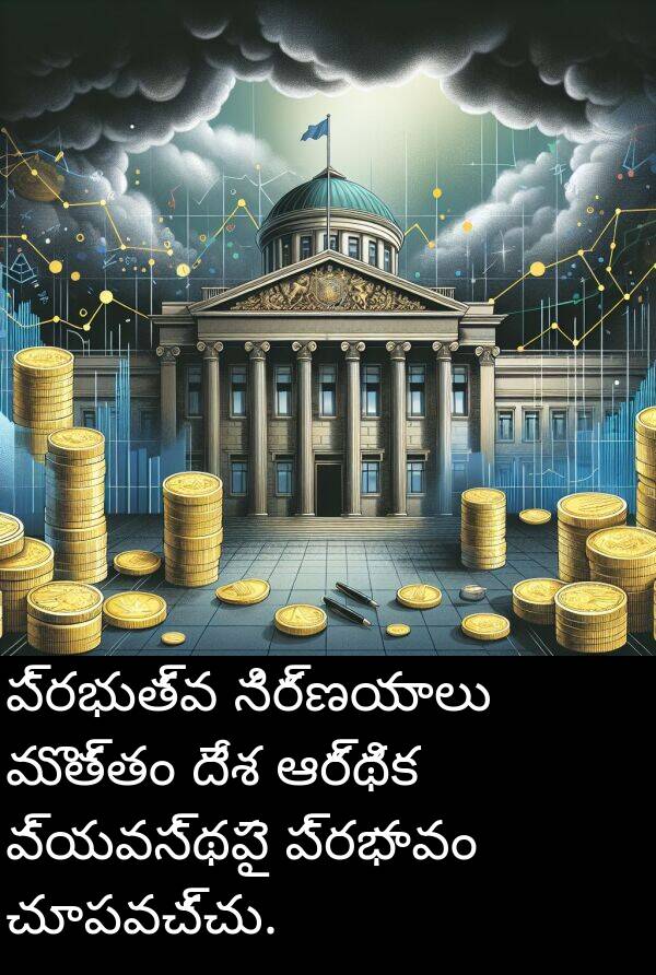 దేశ: ప్రభుత్వ నిర్ణయాలు మొత్తం దేశ ఆర్థిక వ్యవస్థపై ప్రభావం చూపవచ్చు.