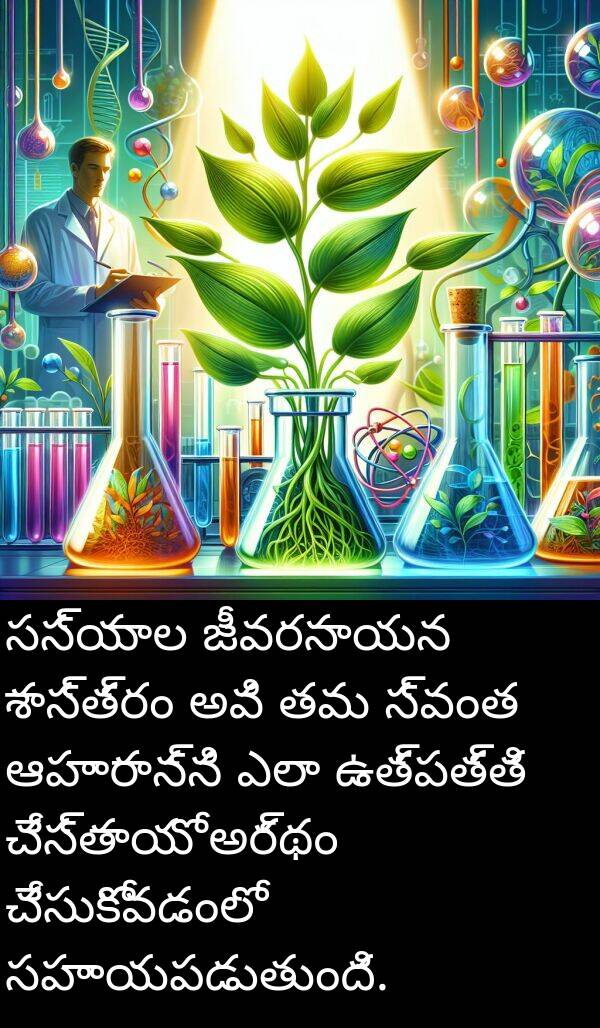 ఎలా: సస్యాల జీవరసాయన శాస్త్రం అవి తమ స్వంత ఆహారాన్ని ఎలా ఉత్పత్తి చేస్తాయో అర్థం చేసుకోవడంలో సహాయపడుతుంది.