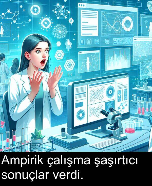 verdi: Ampirik çalışma şaşırtıcı sonuçlar verdi.