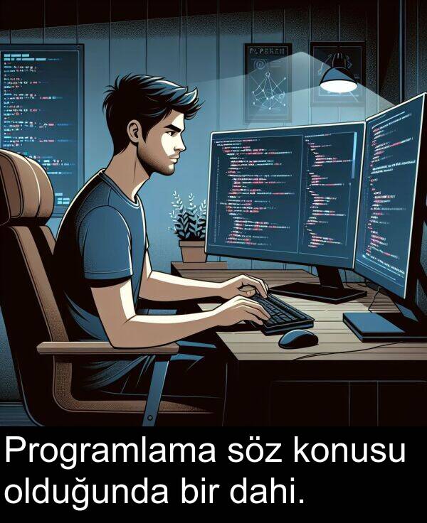 konusu: Programlama söz konusu olduğunda bir dahi.