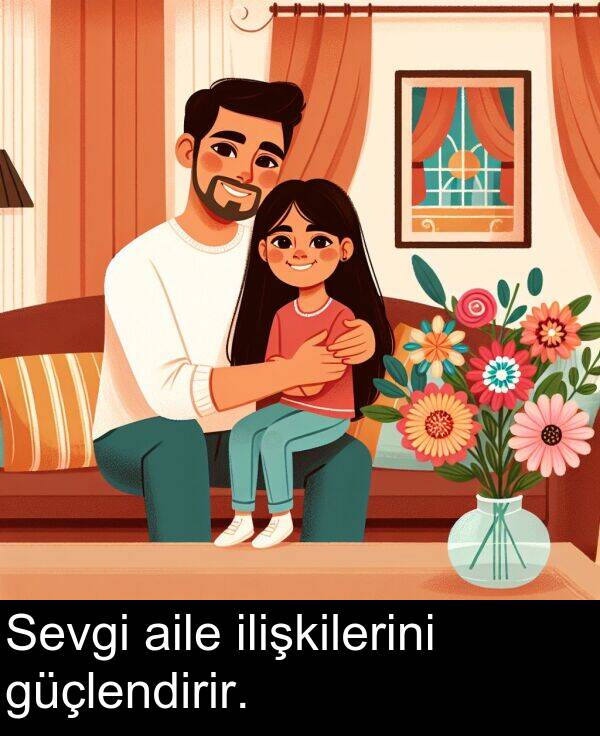 aile: Sevgi aile ilişkilerini güçlendirir.