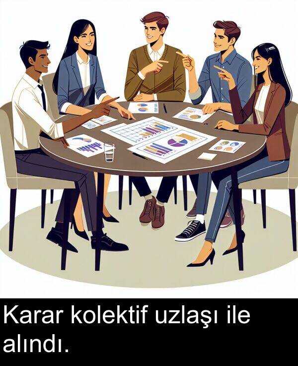 uzlaşı: Karar kolektif uzlaşı ile alındı.