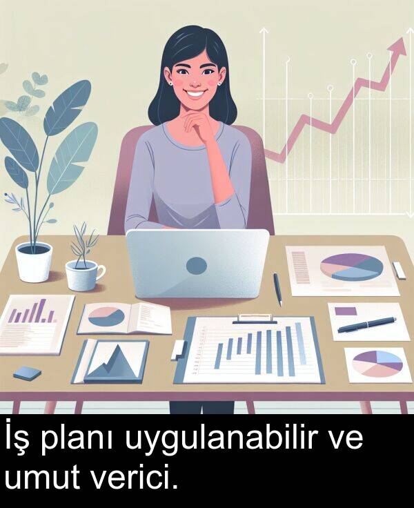 verici: İş planı uygulanabilir ve umut verici.