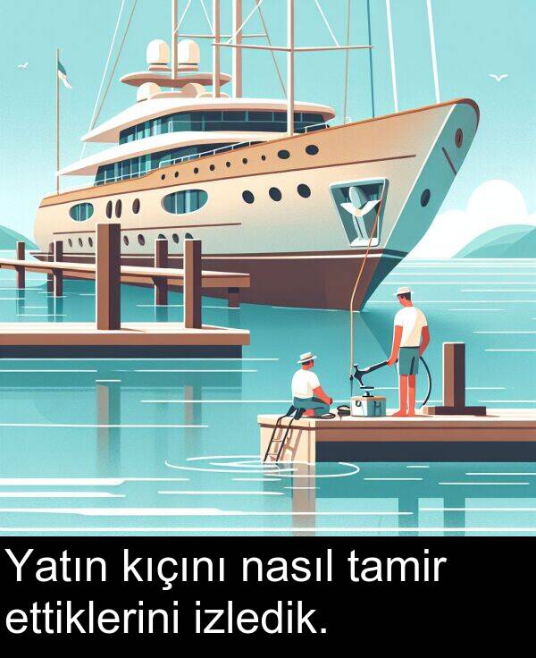 nasıl: Yatın kıçını nasıl tamir ettiklerini izledik.