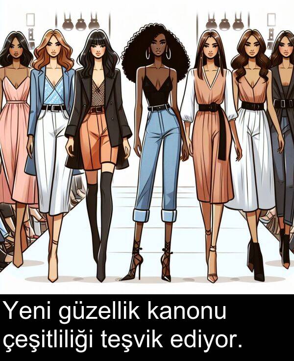 kanonu: Yeni güzellik kanonu çeşitliliği teşvik ediyor.