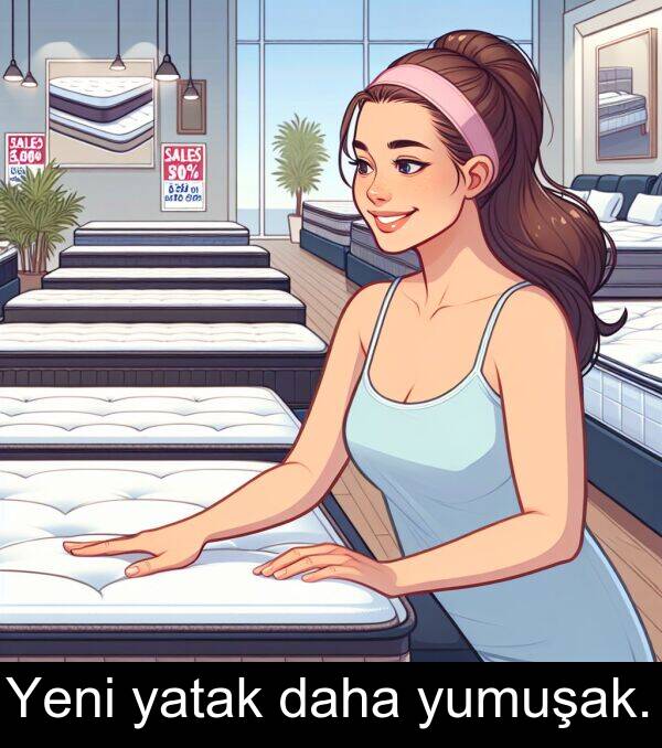 yatak: Yeni yatak daha yumuşak.