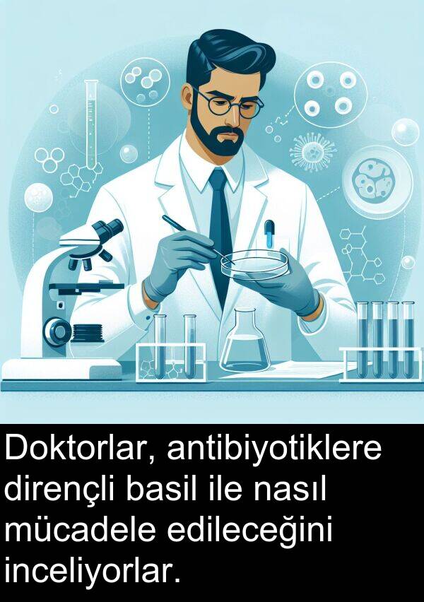 nasıl: Doktorlar, antibiyotiklere dirençli basil ile nasıl mücadele edileceğini inceliyorlar.