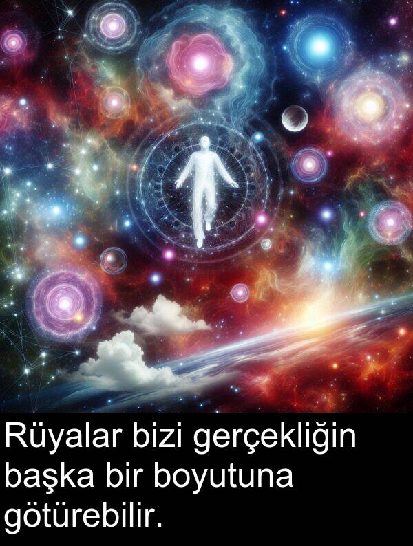 gerçekliğin: Rüyalar bizi gerçekliğin başka bir boyutuna götürebilir.