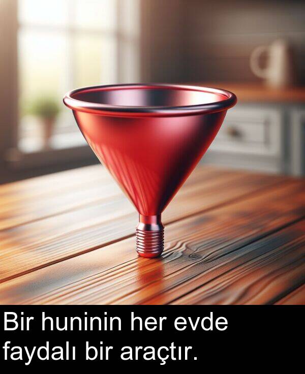 her: Bir huninin her evde faydalı bir araçtır.