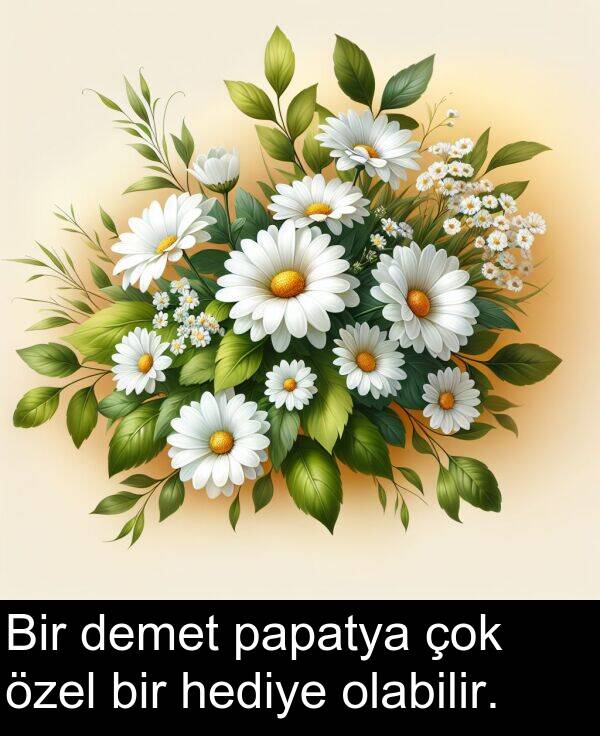 papatya: Bir demet papatya çok özel bir hediye olabilir.