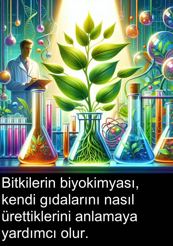 nasıl: Bitkilerin biyokimyası, kendi gıdalarını nasıl ürettiklerini anlamaya yardımcı olur.