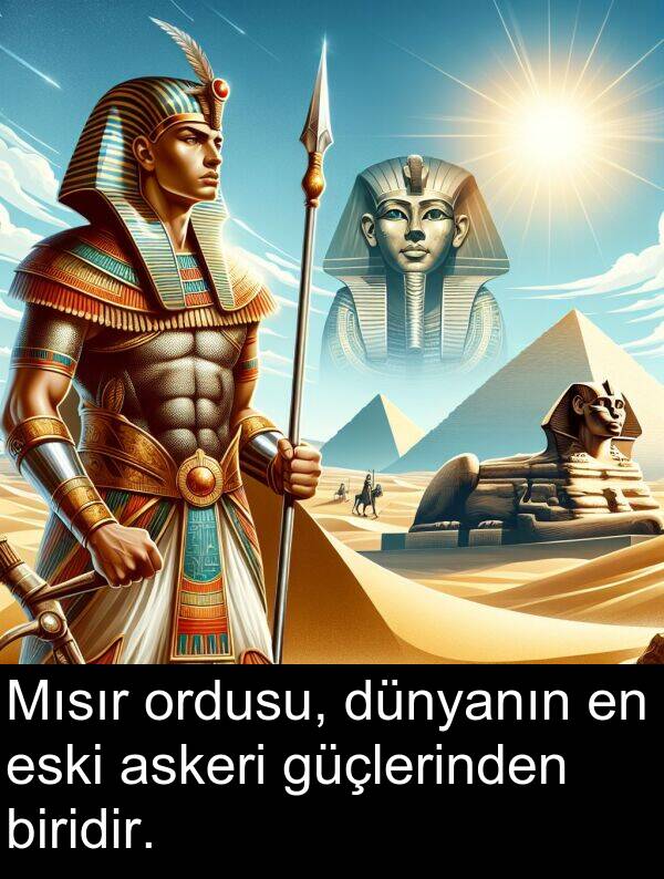askeri: Mısır ordusu, dünyanın en eski askeri güçlerinden biridir.