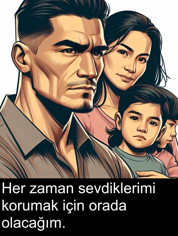 zaman: Her zaman sevdiklerimi korumak için orada olacağım.