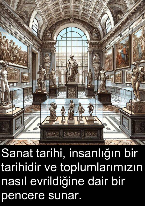 nasıl: Sanat tarihi, insanlığın bir tarihidir ve toplumlarımızın nasıl evrildiğine dair bir pencere sunar.