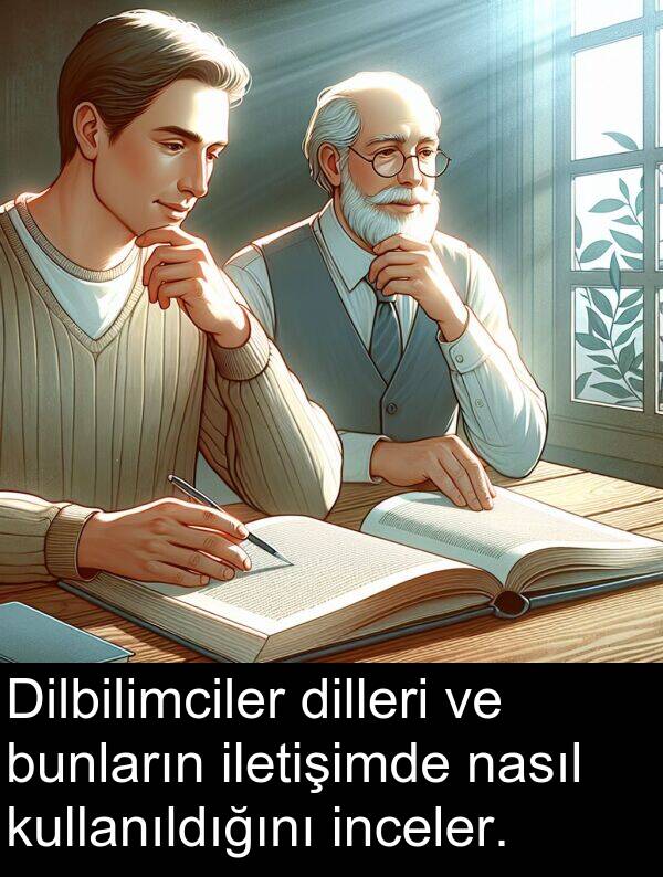 nasıl: Dilbilimciler dilleri ve bunların iletişimde nasıl kullanıldığını inceler.