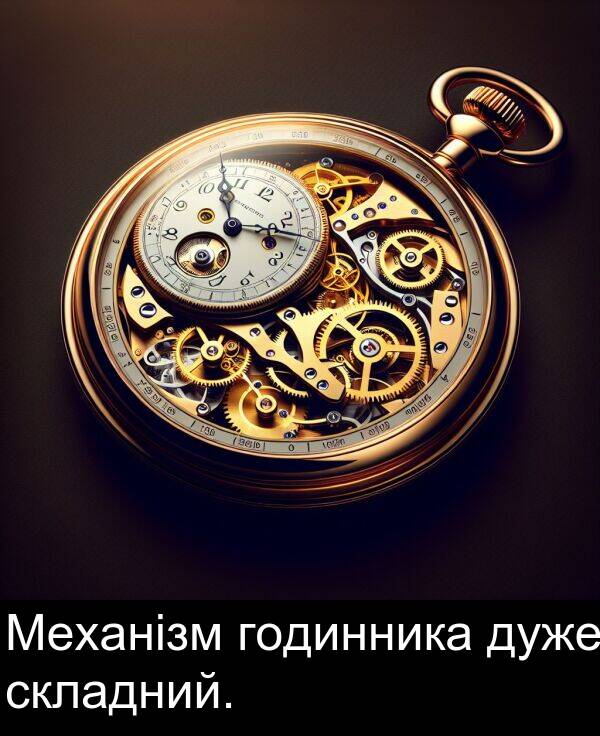 годинника: Механізм годинника дуже складний.
