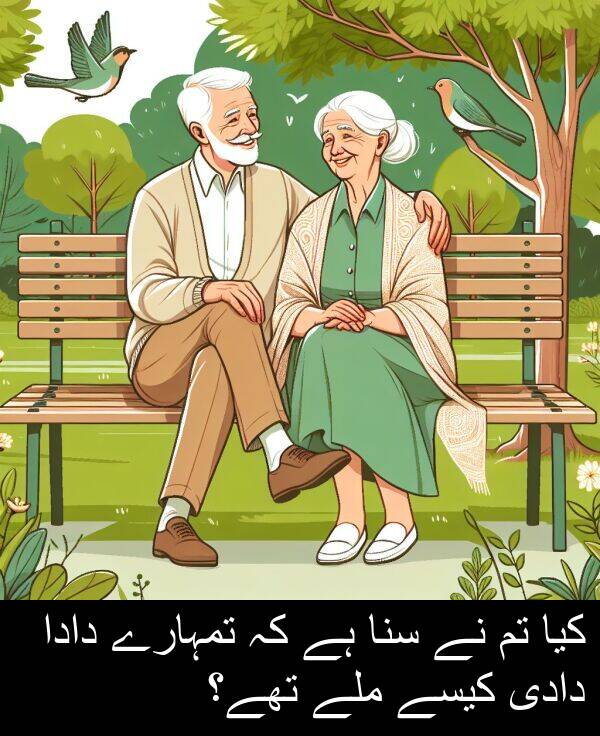 ملے: کیا تم نے سنا ہے کہ تمہارے دادا دادی کیسے ملے تھے؟