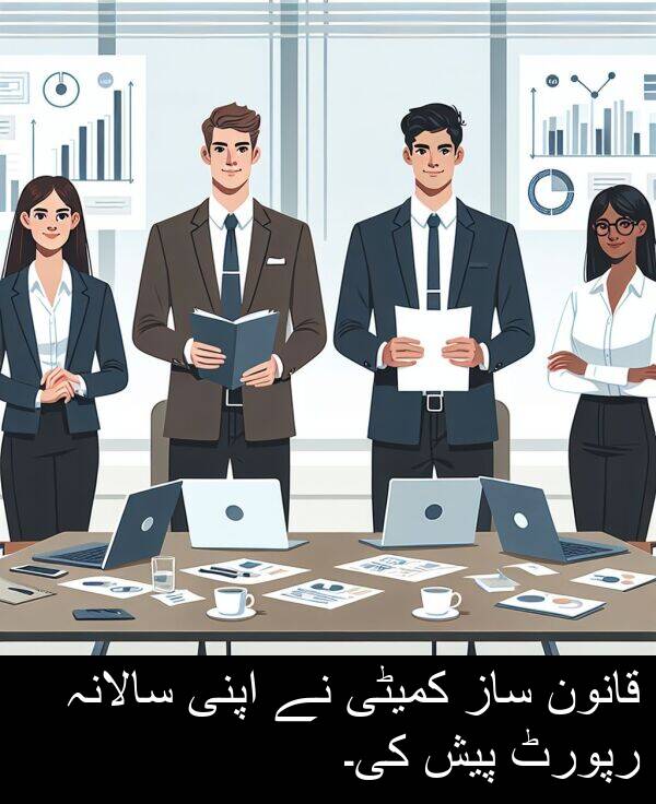 کمیٹی: قانون ساز کمیٹی نے اپنی سالانہ رپورٹ پیش کی۔