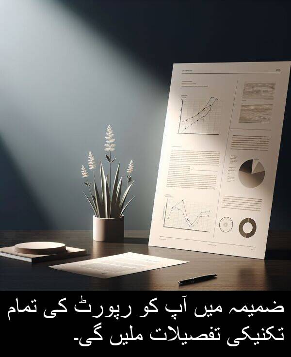 ملیں: ضمیمہ میں آپ کو رپورٹ کی تمام تکنیکی تفصیلات ملیں گی۔