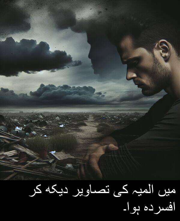 المیہ: میں المیہ کی تصاویر دیکھ کر افسردہ ہوا۔