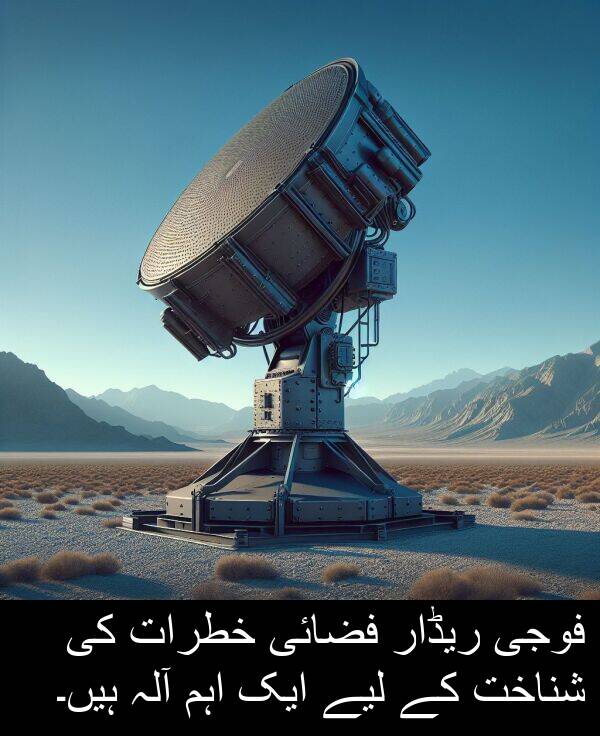 شناخت: فوجی ریڈار فضائی خطرات کی شناخت کے لیے ایک اہم آلہ ہیں۔