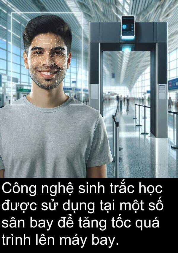 trắc: Công nghệ sinh trắc học được sử dụng tại một số sân bay để tăng tốc quá trình lên máy bay.