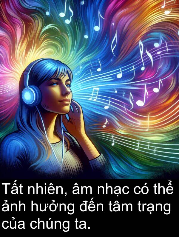 nhạc: Tất nhiên, âm nhạc có thể ảnh hưởng đến tâm trạng của chúng ta.