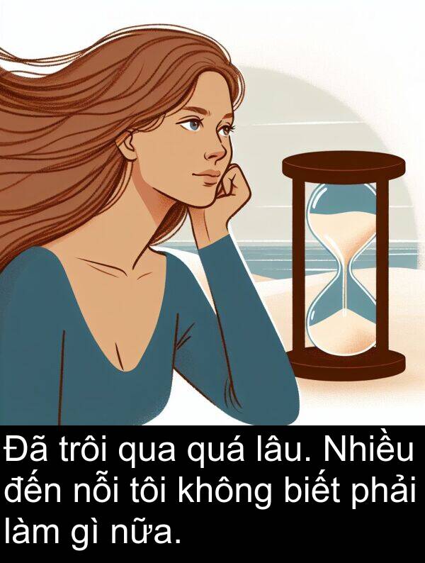 nữa: Đã trôi qua quá lâu. Nhiều đến nỗi tôi không biết phải làm gì nữa.
