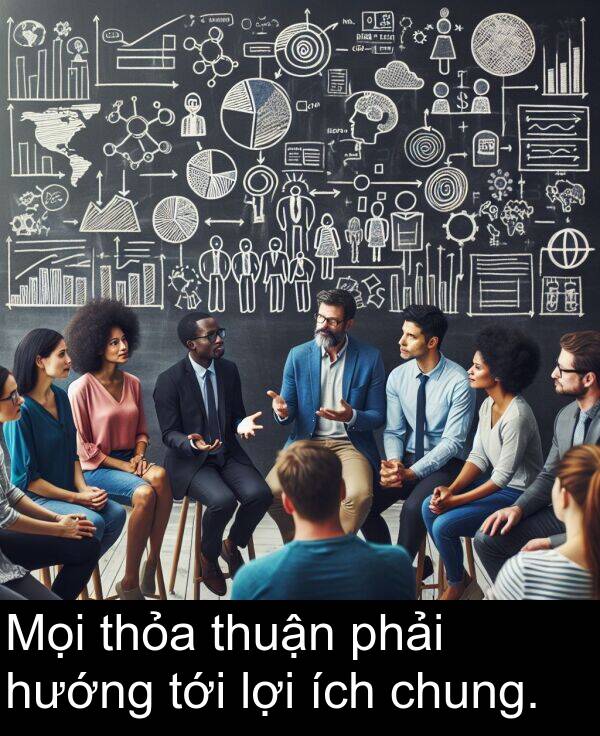 thỏa: Mọi thỏa thuận phải hướng tới lợi ích chung.