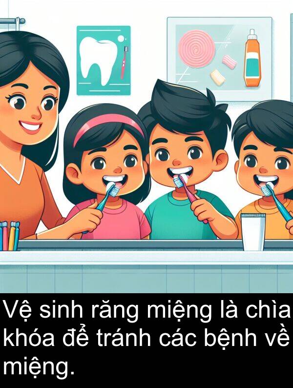 miệng: Vệ sinh răng miệng là chìa khóa để tránh các bệnh về miệng.