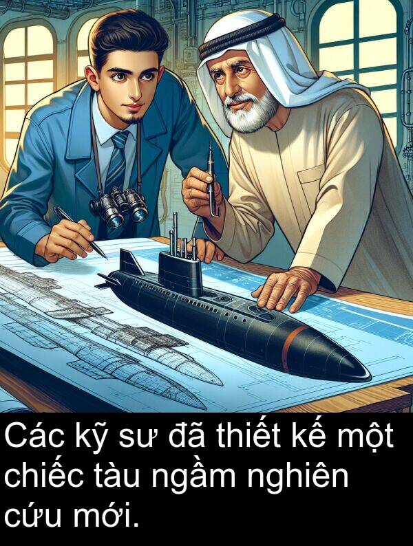 cứu: Các kỹ sư đã thiết kế một chiếc tàu ngầm nghiên cứu mới.