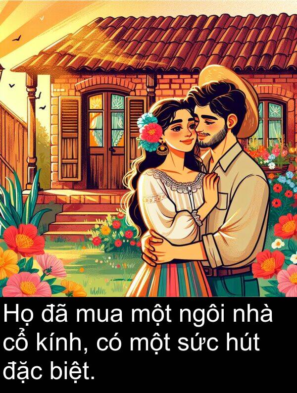 biệt: Họ đã mua một ngôi nhà cổ kính, có một sức hút đặc biệt.